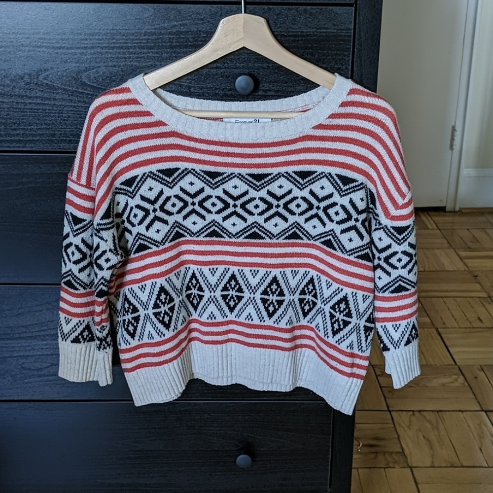 Crop sweater